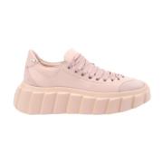 AGL Rosa Spets Sneakers Skor Pink, Dam