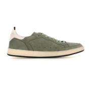 Officine Creative Gröna Nabuk Sneakers med Lactae Hevea Sula Green, He...