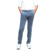 Mason's Slim Fit Sammet Bomull Chino Byxor Gray, Herr