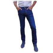 Jacob Cohën Slim Jeans i stretch bomull Blue, Herr