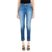 Liu Jo Högmidjade Skinny Jeans Blue, Dam