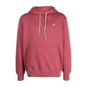 Autry Mini Logo Patch Hoodie Red, Herr