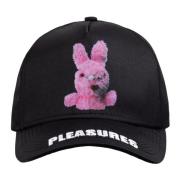 Pleasures Bunny Snapback Keps med Logotryck Black, Herr