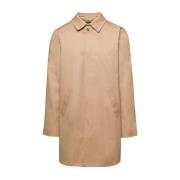 A.p.c. Klassisk Krage Kappa Beige, Herr