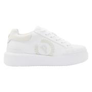 Pollini Sneakersuke 45 White, Dam