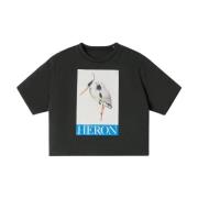 Heron Preston Fågel Målad T-Shirt Black, Herr