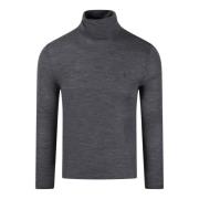 Saint Laurent Merinoull Cassandre Turtleneck Gray, Herr