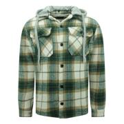 Enos Lumberjacket herr med huva -7091 Green, Herr