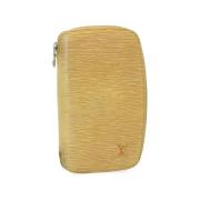 Louis Vuitton Vintage Pre-owned Läder plnbcker Yellow, Dam