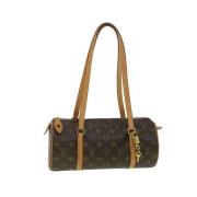 Louis Vuitton Vintage Pre-owned Canvas handvskor Brown, Dam