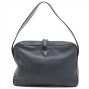 Prada Vintage Pre-owned Läder handvskor Blue, Dam