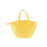 Louis Vuitton Vintage Pre-owned Canvas louis-vuitton-vskor Yellow, Dam