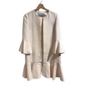 Valentino Vintage Pre-owned Ylle ytterklder Beige, Dam