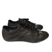 Dior Vintage Pre-owned Läder sneakers Black, Dam