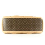 Louis Vuitton Vintage Pre-owned Tyg louis-vuitton-vskor Beige, Dam