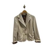 Dolce & Gabbana Pre-owned Pre-owned Bomull ytterklder Beige, Dam