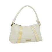 Burberry Vintage Pre-owned Läder axelremsvskor White, Dam