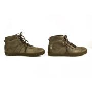 Moncler Pre-owned Pre-owned Läder sneakers Green, Herr