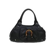 Salvatore Ferragamo Pre-owned Pre-owned Canvas axelremsvskor Black, Da...