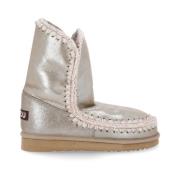 Mou Beige Shearling Vinterstövlar Beige, Dam