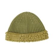 Moncler Handsydd Ull Beanie Mössa Green, Unisex