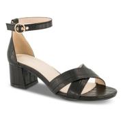 B&Co High Heel Sandals Black, Dam