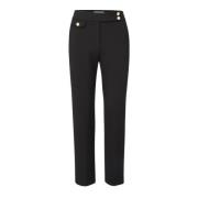 Veronica Beard Slim Leg Renzo Byxor Black, Dam