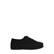 Oamc Canvas Lace Up Sneakers Black, Herr