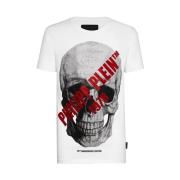 Philipp Plein Skull White T-Shirt SS 16 White, Herr