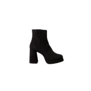 Roberto Festa Svarta Mocka Dam Ankelboots Black, Dam