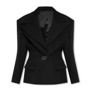 The Attico Enkelknäppt blazer Black, Dam