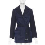 Chloé Pre-owned Pre-owned Polyester ytterklder Blue, Dam