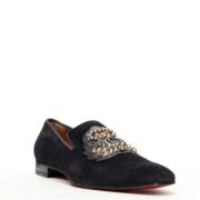 Christian Louboutin Pre-owned Pre-owned Mocka lgskor Black, Dam