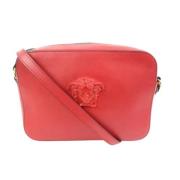 Versace Pre-owned Pre-owned Läder crossbodyvskor Red, Dam