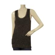 Michael Kors Pre-owned Pre-owned glitterig ren bakhärmlös tank Black, ...