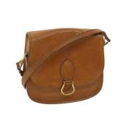 Louis Vuitton Vintage Beige Nomade Läder Clutch Planner Brown, Dam