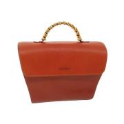 Loewe Pre-owned Pre-owned Läder handvskor Red, Dam