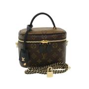 Louis Vuitton Vintage Förägande Brun Läder Louis Vuitton Handväska Bro...