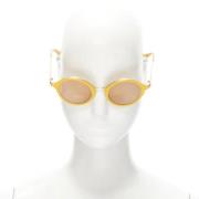 Loewe Pre-owned Pre-owned Acetat solglasgon Yellow, Dam