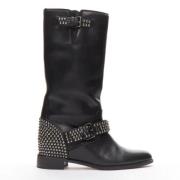 Christian Louboutin Pre-owned Pre-owned Läder stvlar Black, Dam