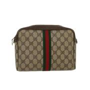 Gucci Vintage Pre-owned Canvas gucci-vskor Beige, Dam