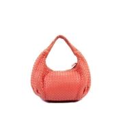 Bottega Veneta Vintage Pre-owned Läder axelremsvskor Orange, Dam