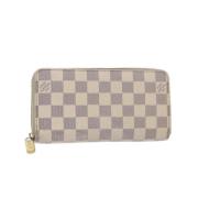 Louis Vuitton Vintage Beige Canvas Louis Vuitton Plånbok Beige, Dam