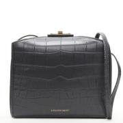 Alexander McQueen Pre-owned Pre-owned Läder crossbodyvskor Black, Dam