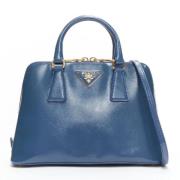 Prada Vintage Pre-owned Läder prada-vskor Blue, Dam