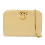 Salvatore Ferragamo Pre-owned Pre-owned Läder shoppers Beige, Dam