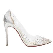 Christian Louboutin Pre-owned Pre-owned Tyg klackskor Gray, Dam