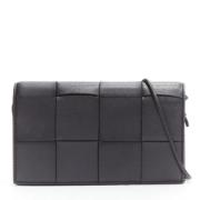 Bottega Veneta Vintage Pre-owned Läder axelremsvskor Black, Dam