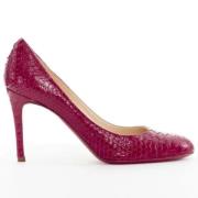 Christian Louboutin Pre-owned Pre-owned Läder klackskor Red, Dam