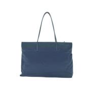 Prada Vintage Pre-owned Nylon prada-vskor Blue, Dam